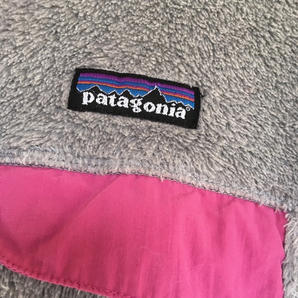 Patagonia Women Soft Gray Pink S Pullover Sweater - Picture 4 of 7